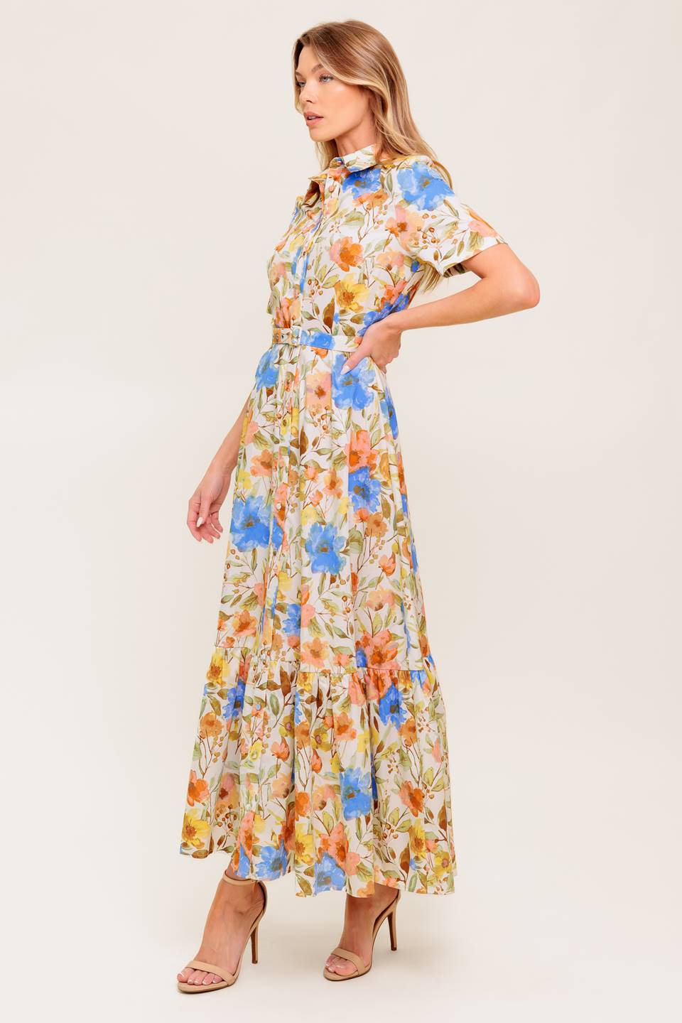 Wanderlust Collection Woven Midi Dress