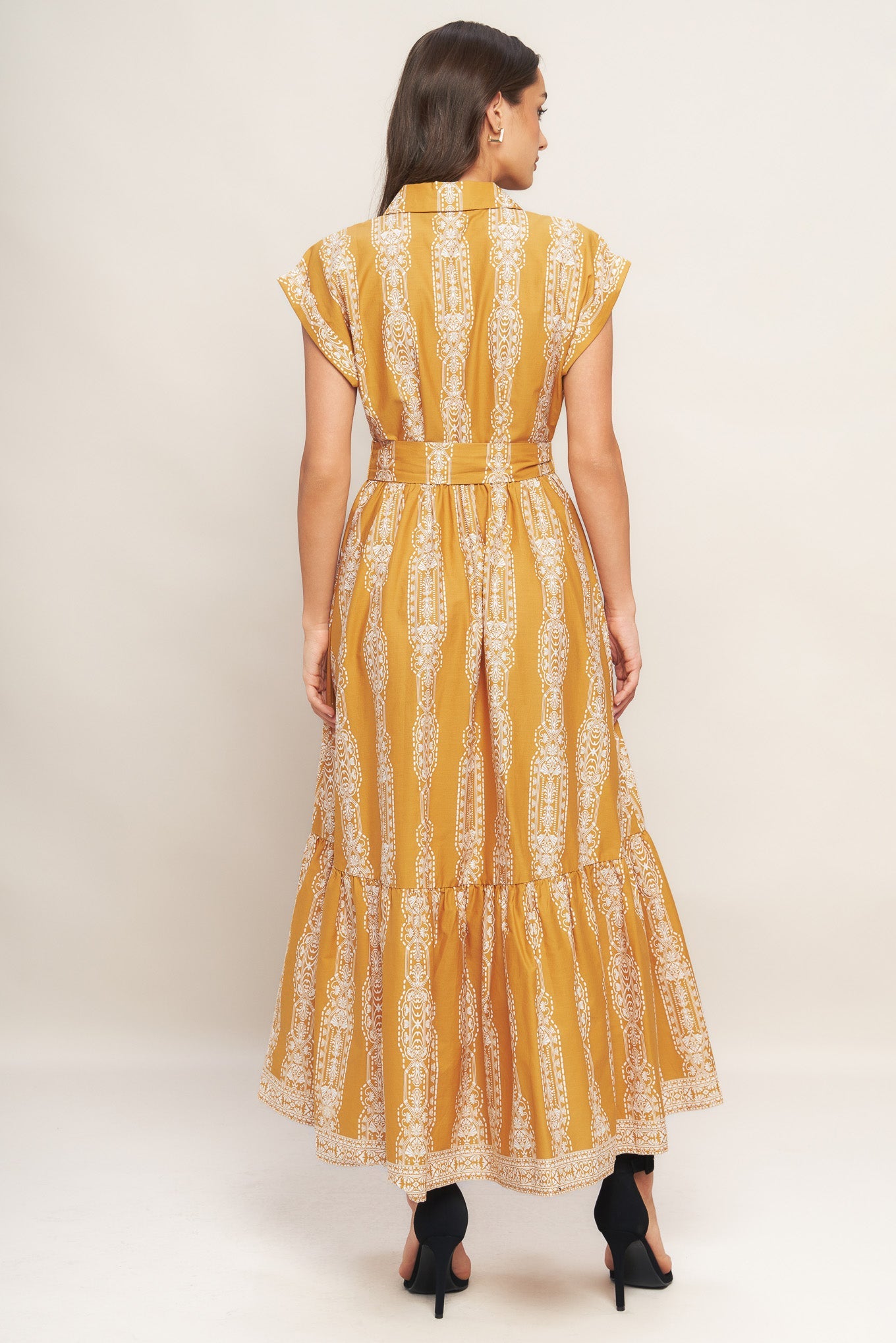 Canyon Whisper Spirit Woven Midi Dress