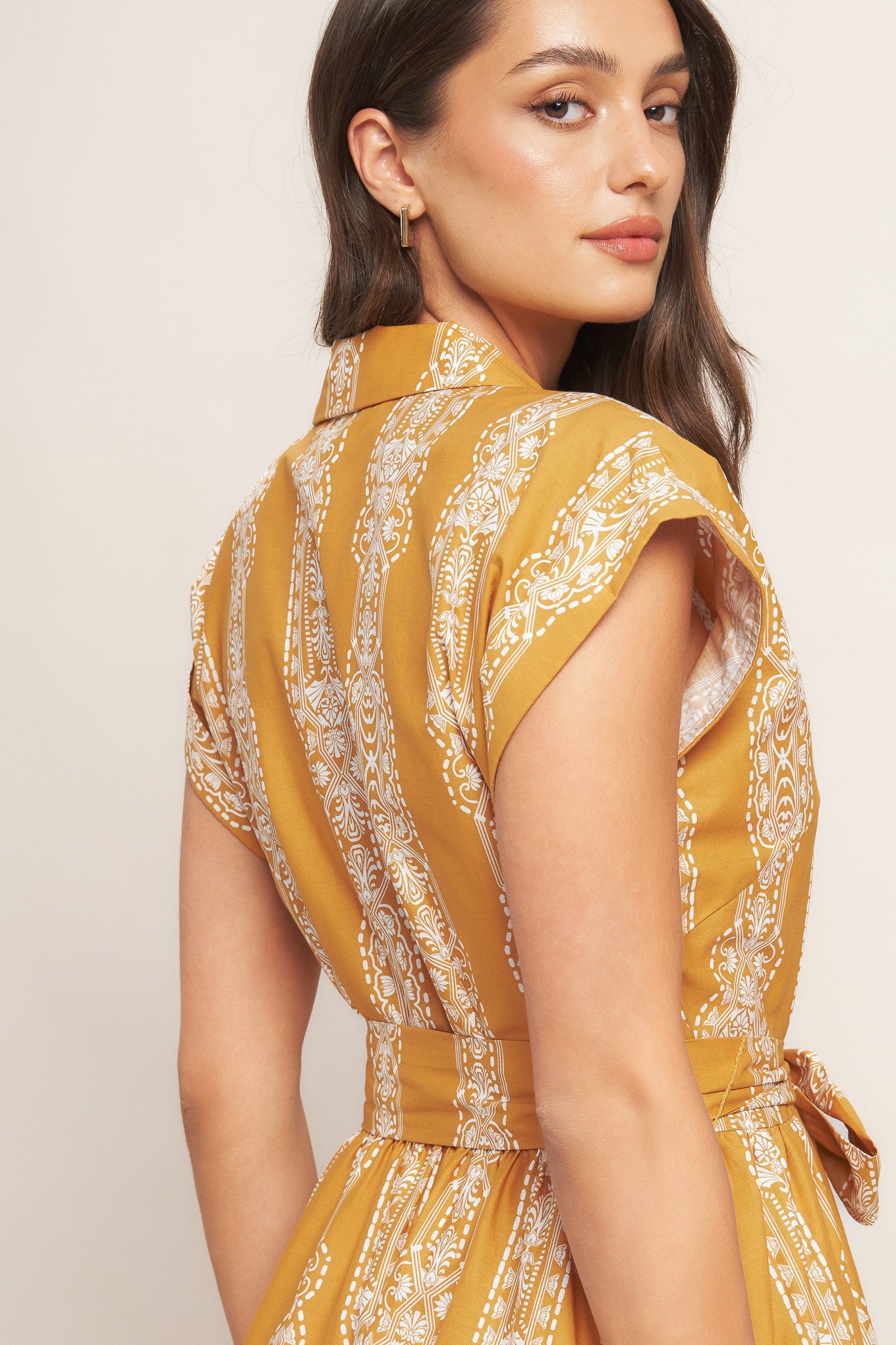 Canyon Whisper Spirit Woven Midi Dress