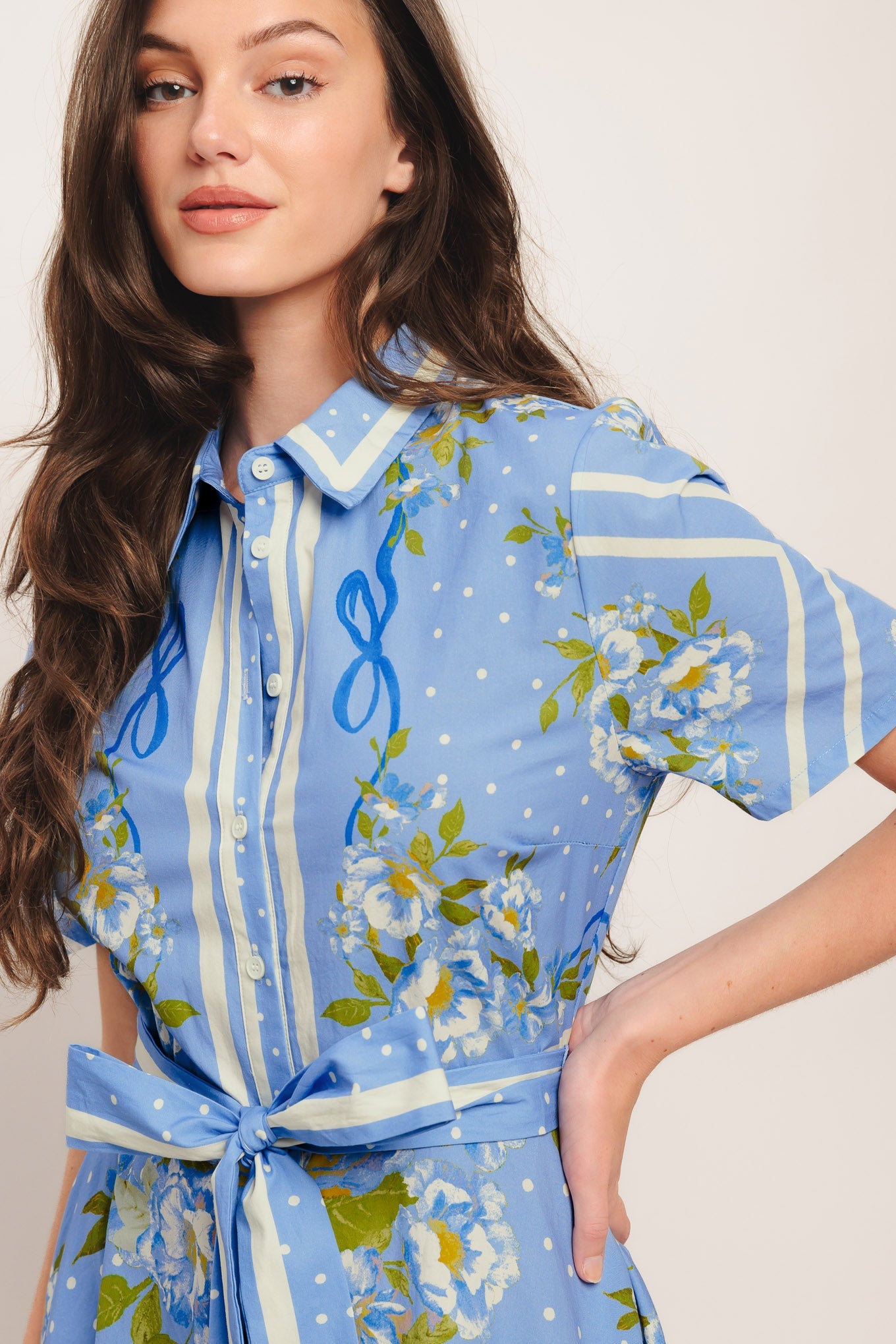 Sweet Sophisticate Woven Midi Dress