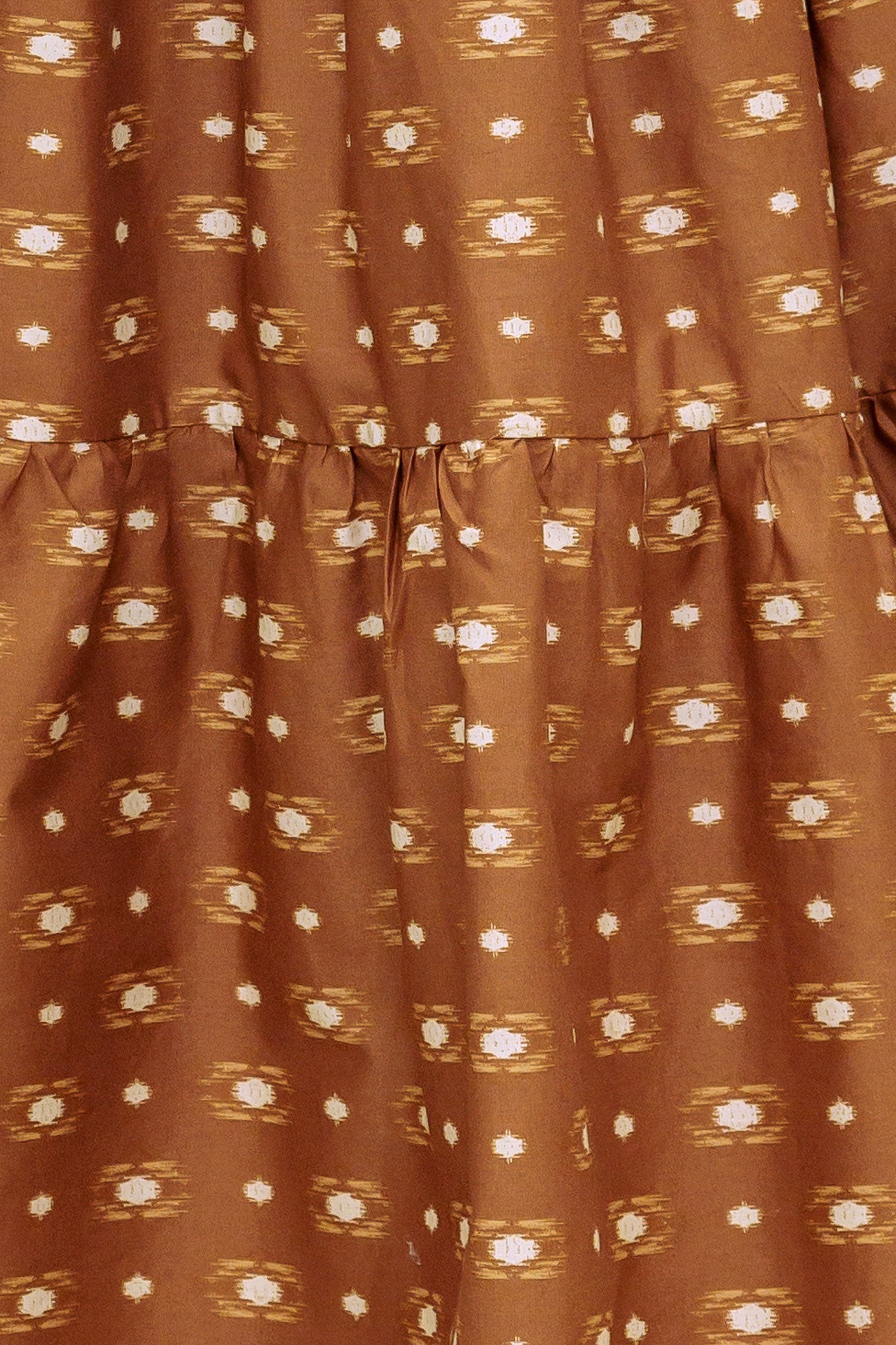 Cinnamon Waltz Woven Midi Dress