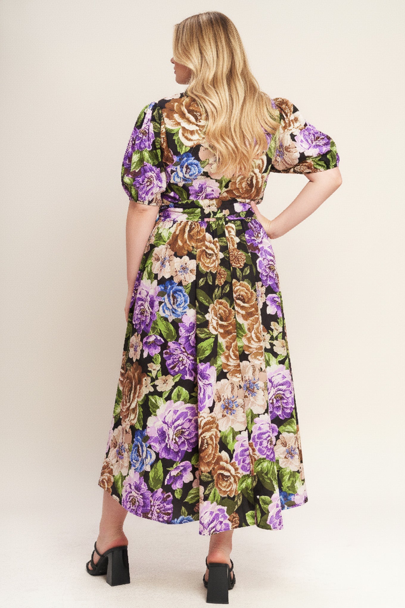 Golden Hour Collection Woven Midi Dress
