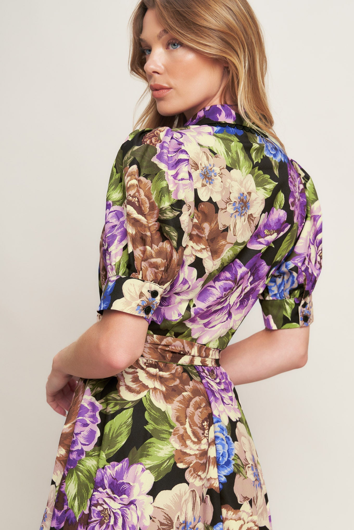 Golden Hour Collection Woven Midi Dress