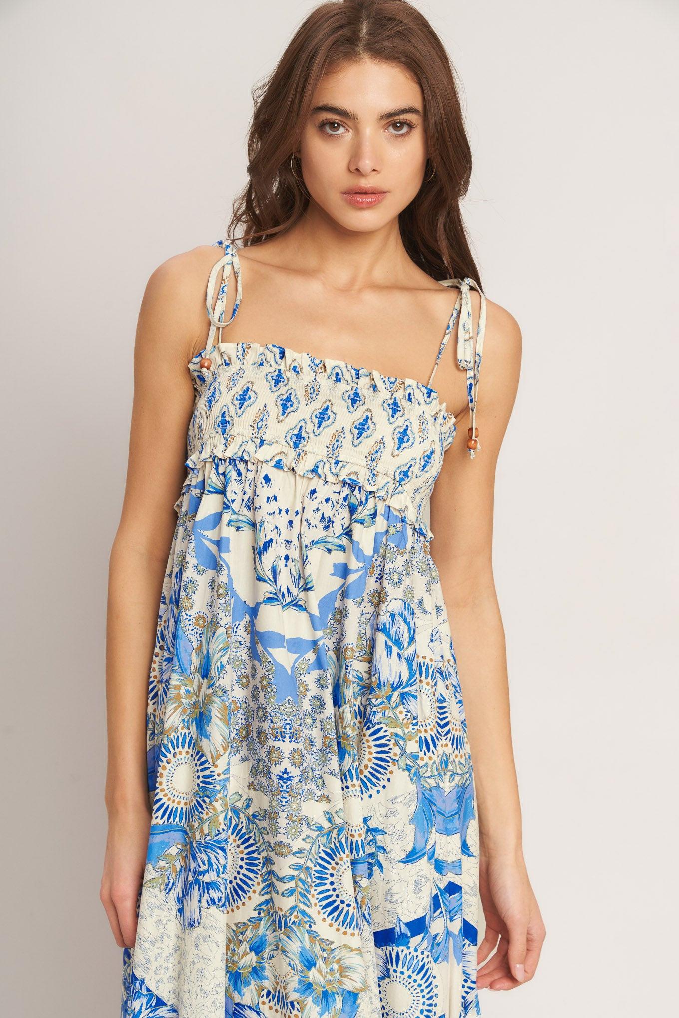 Coastal Dream Woven Maxi Dress