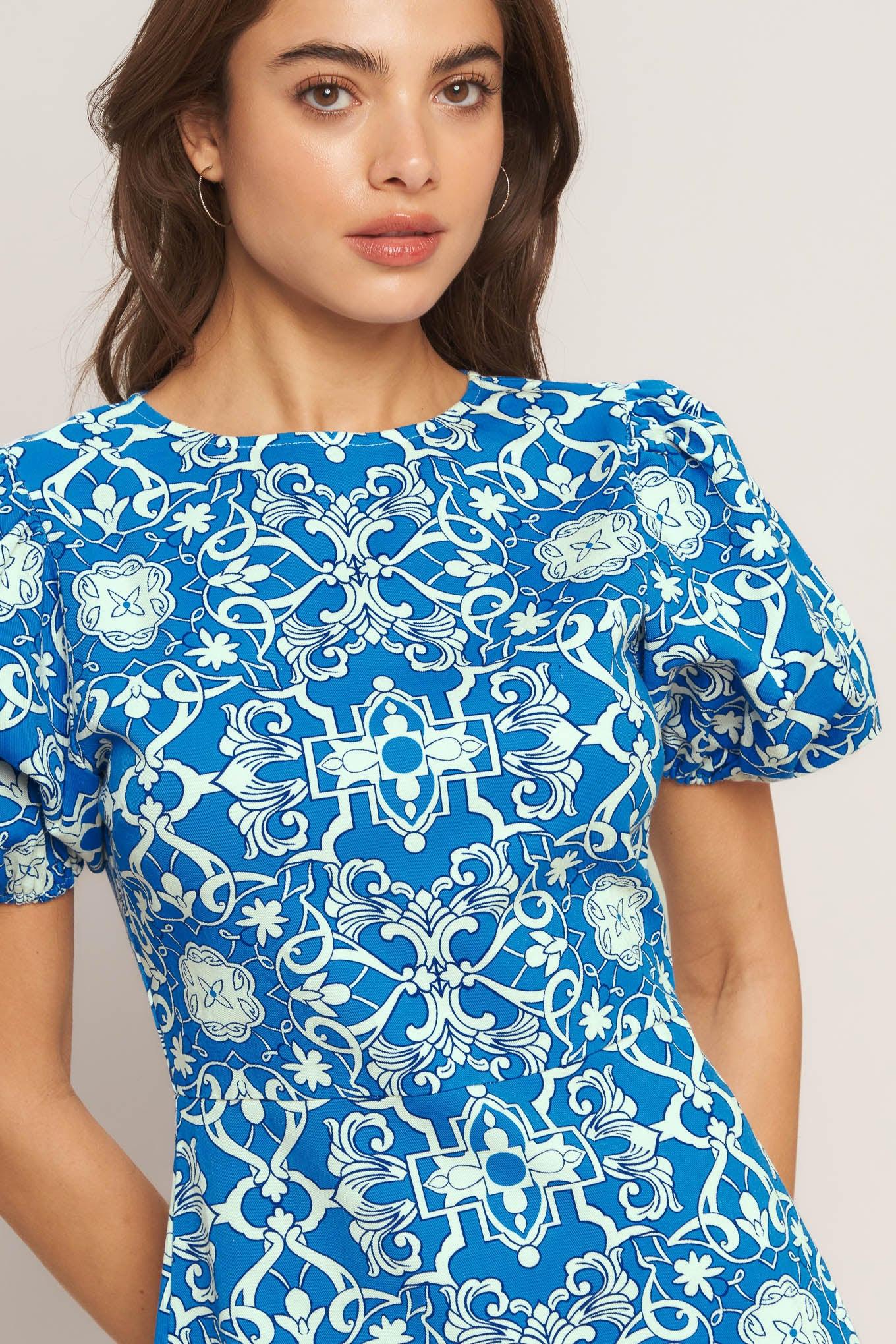City Vibe Woven Mini Dress