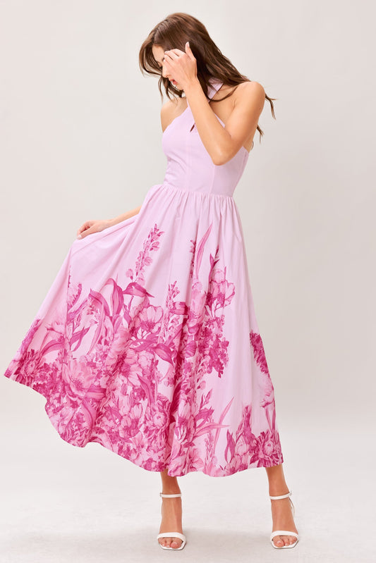 Roselight Dream Woven Midi Dress