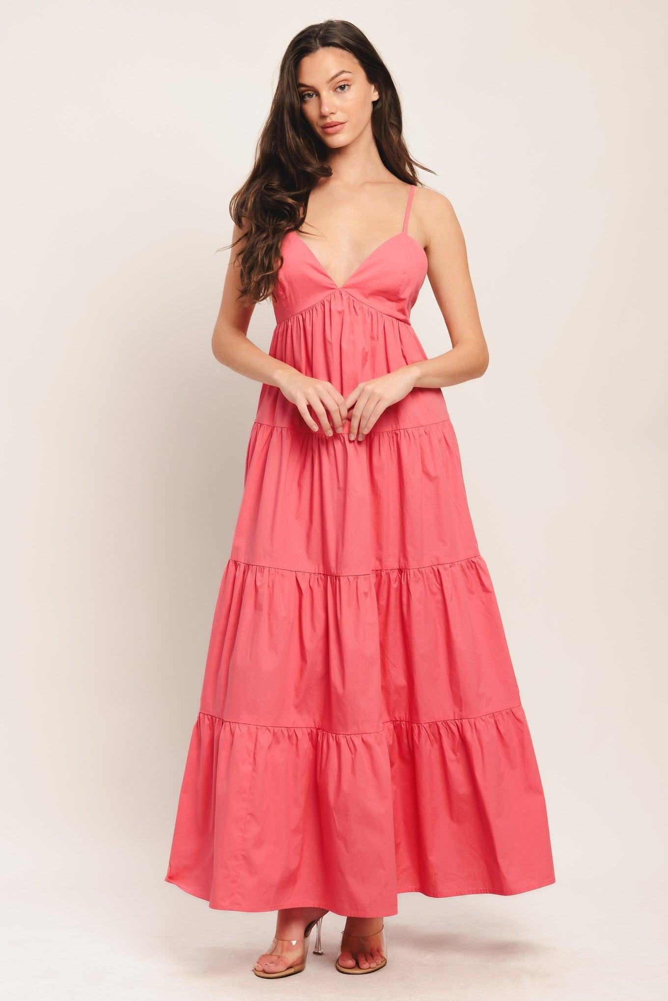 Sweet Allure Woven Ankle Dress