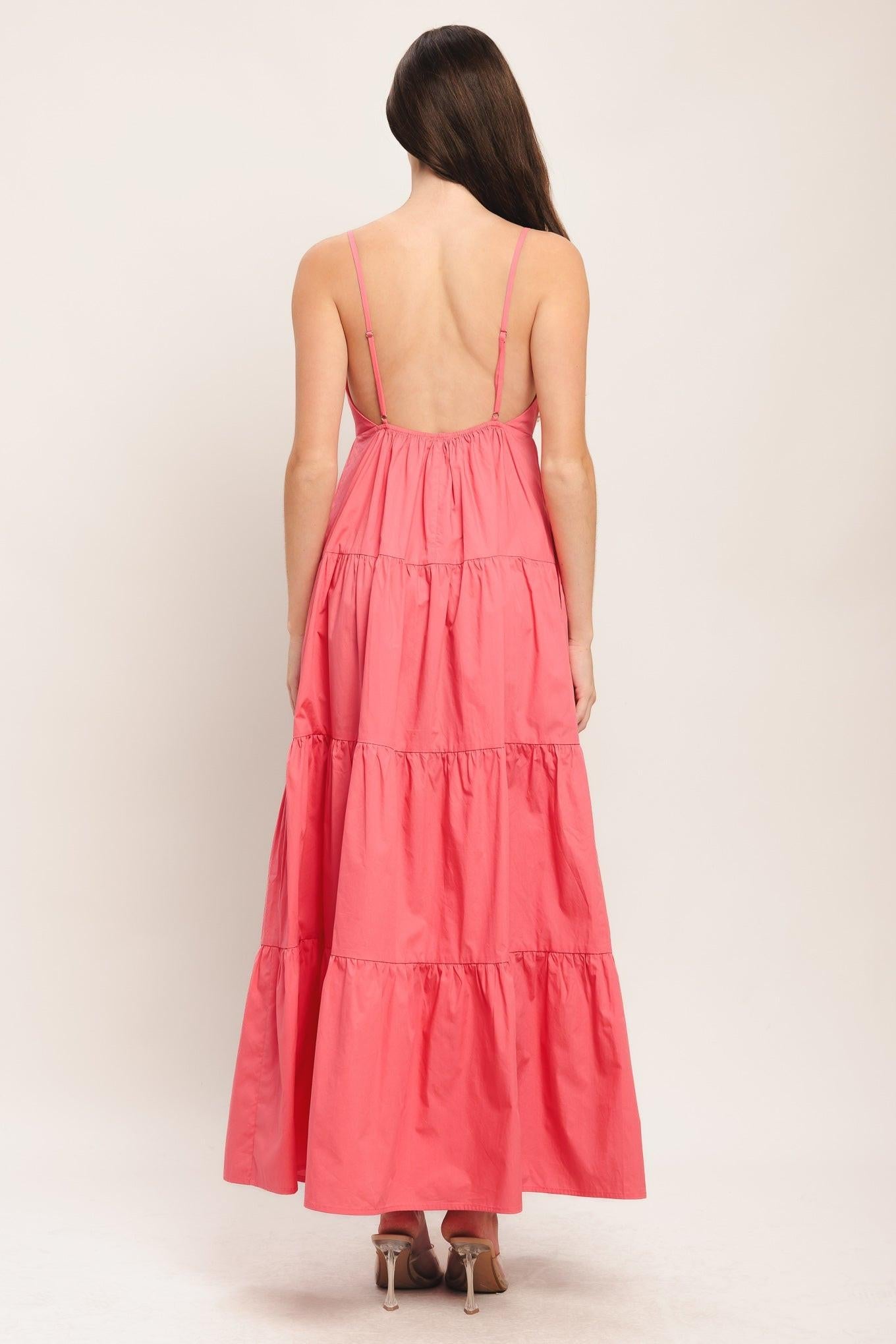 Sweet Allure Woven Ankle Dress