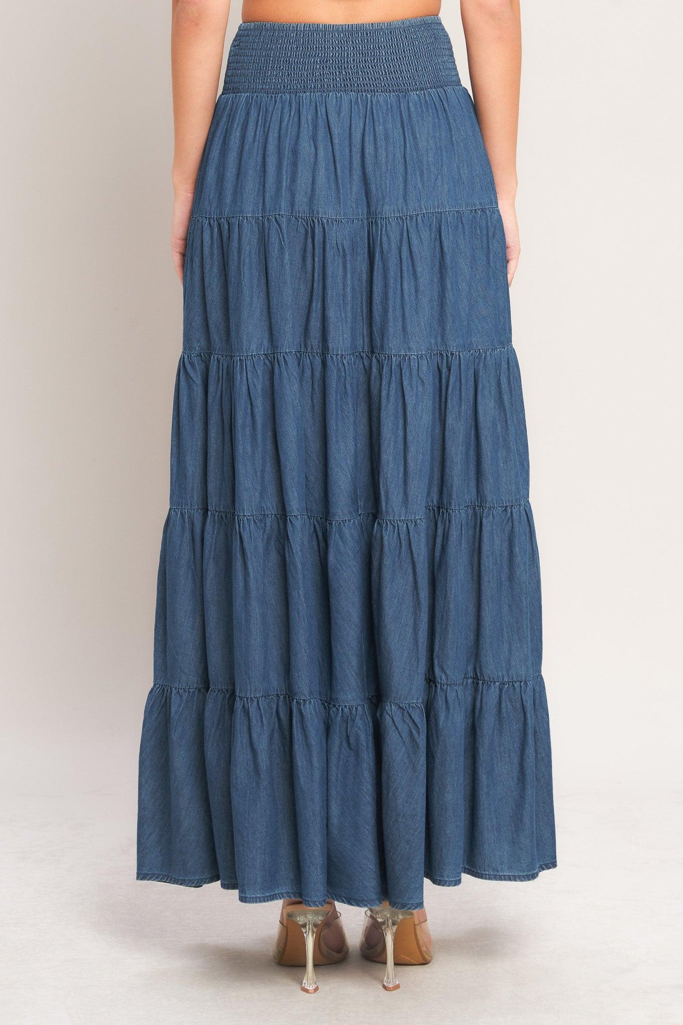 Summer Simplicity Lightweight Maxi Skirt