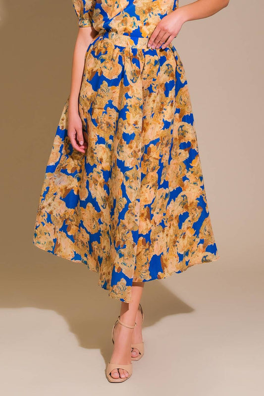 Sweetest Harmonies Woven Full Skirt