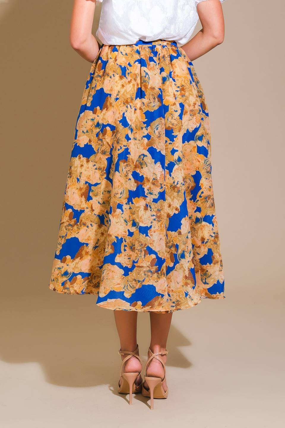 Sweetest Harmonies Woven Full Skirt