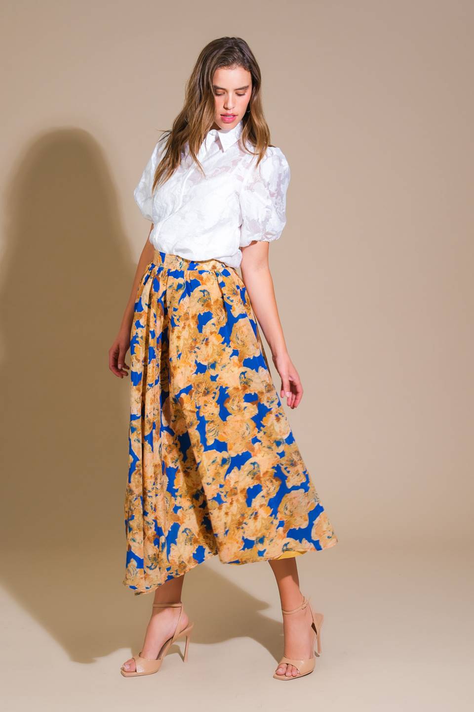 Sweetest Harmonies Woven Full Skirt