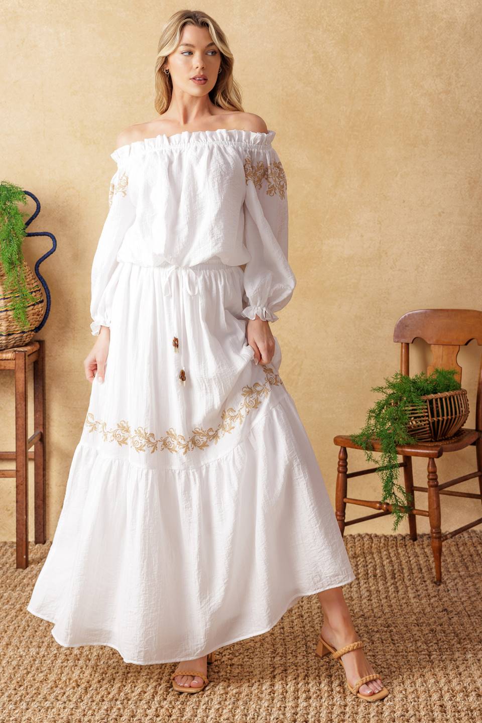 Full Speed Ahead Woven Maxi Skirt