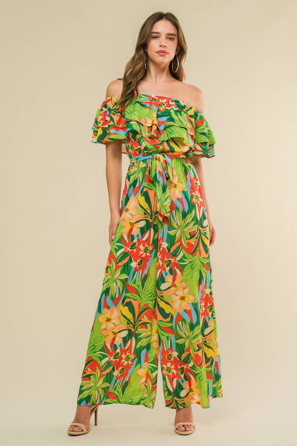 Daring Heart Woven Jumpsuit