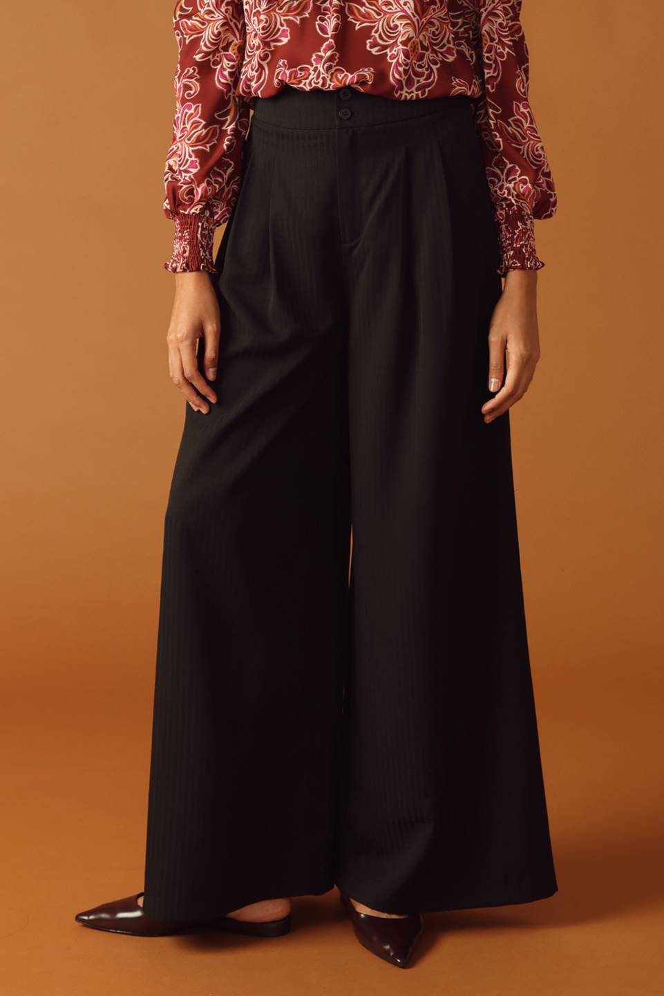 Sweet Reminiscence Woven Wide Leg Pants