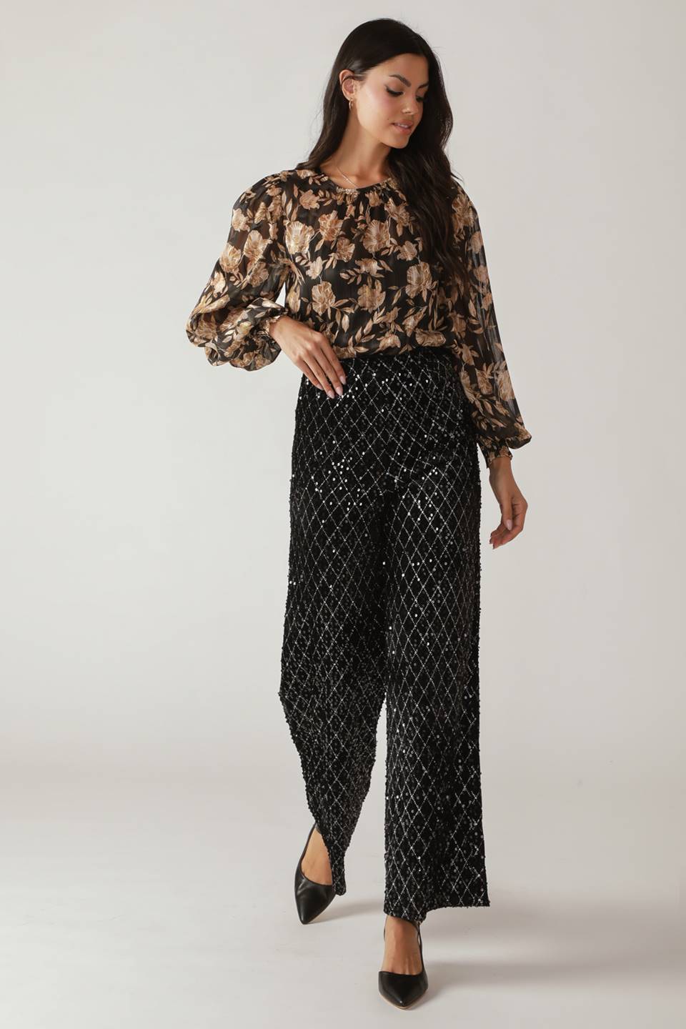 Running Out Of Time Sequin Pants