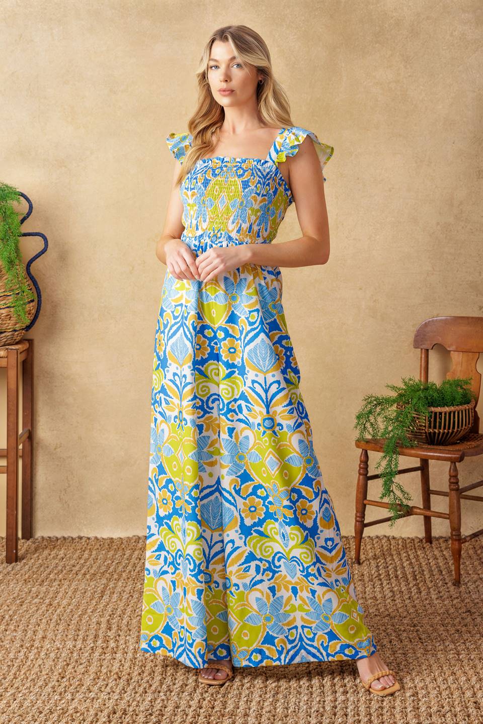 No Need to Worry Woven Jumpsuit