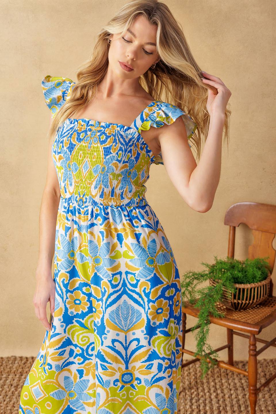 No Need to Worry Woven Jumpsuit