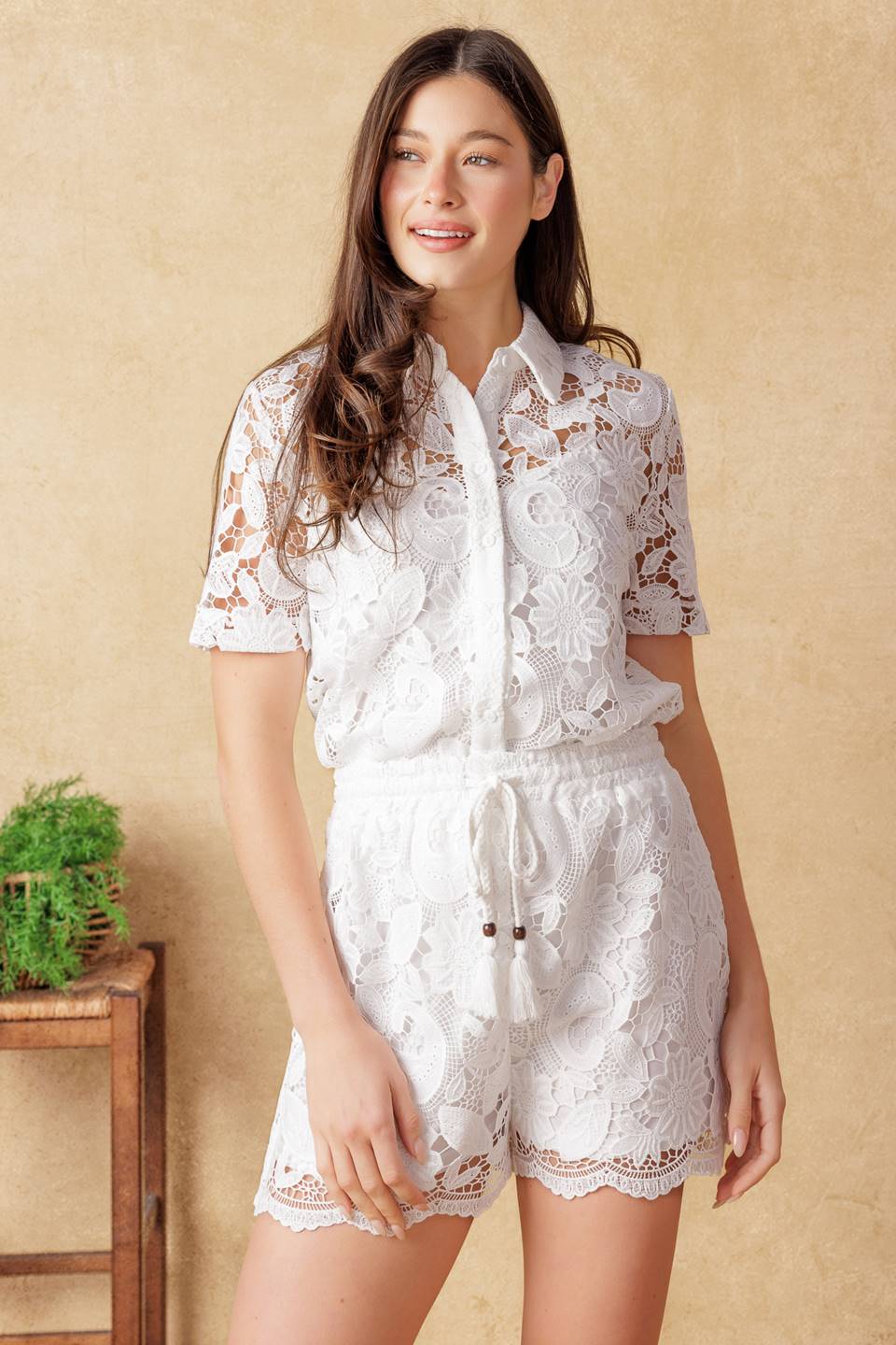 Golden Hour Collection Tie Waist Shorts