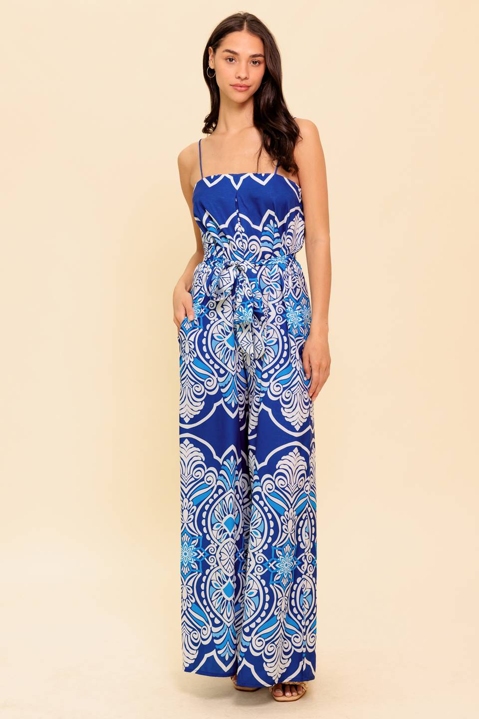 Hit The Breeze Woven Jumpsuit