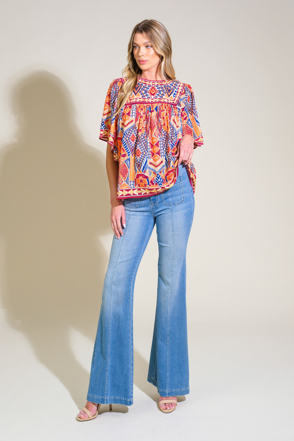 Sage Wisdom Dreams Woven Top