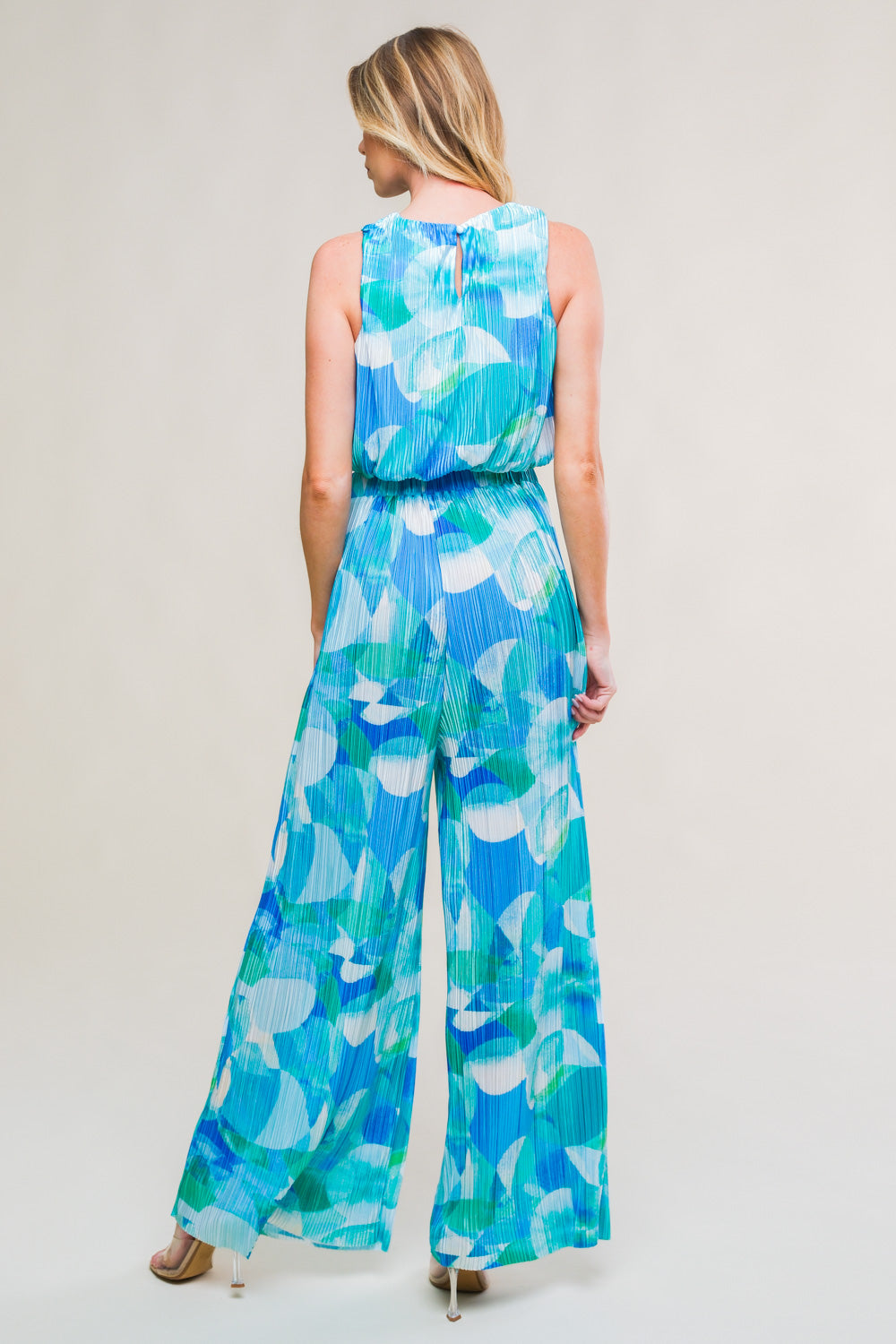 Maritime Muse Woven Plisse Top and Pant Set