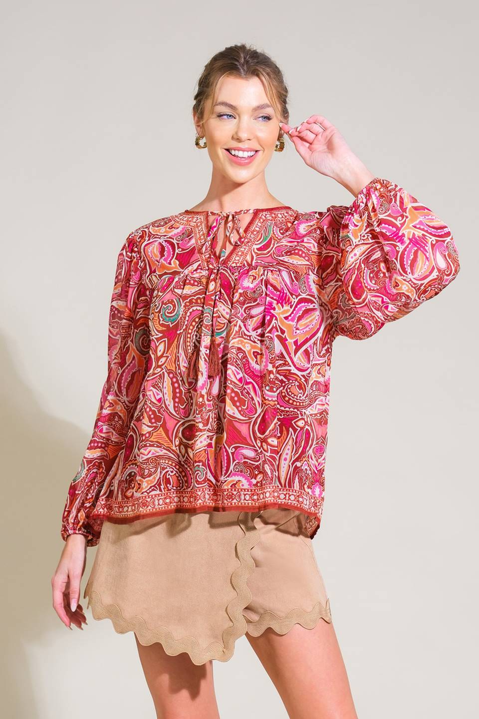 Time After Time Woven Top