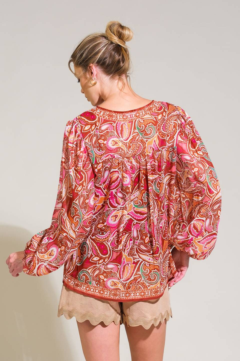 Time After Time Woven Top