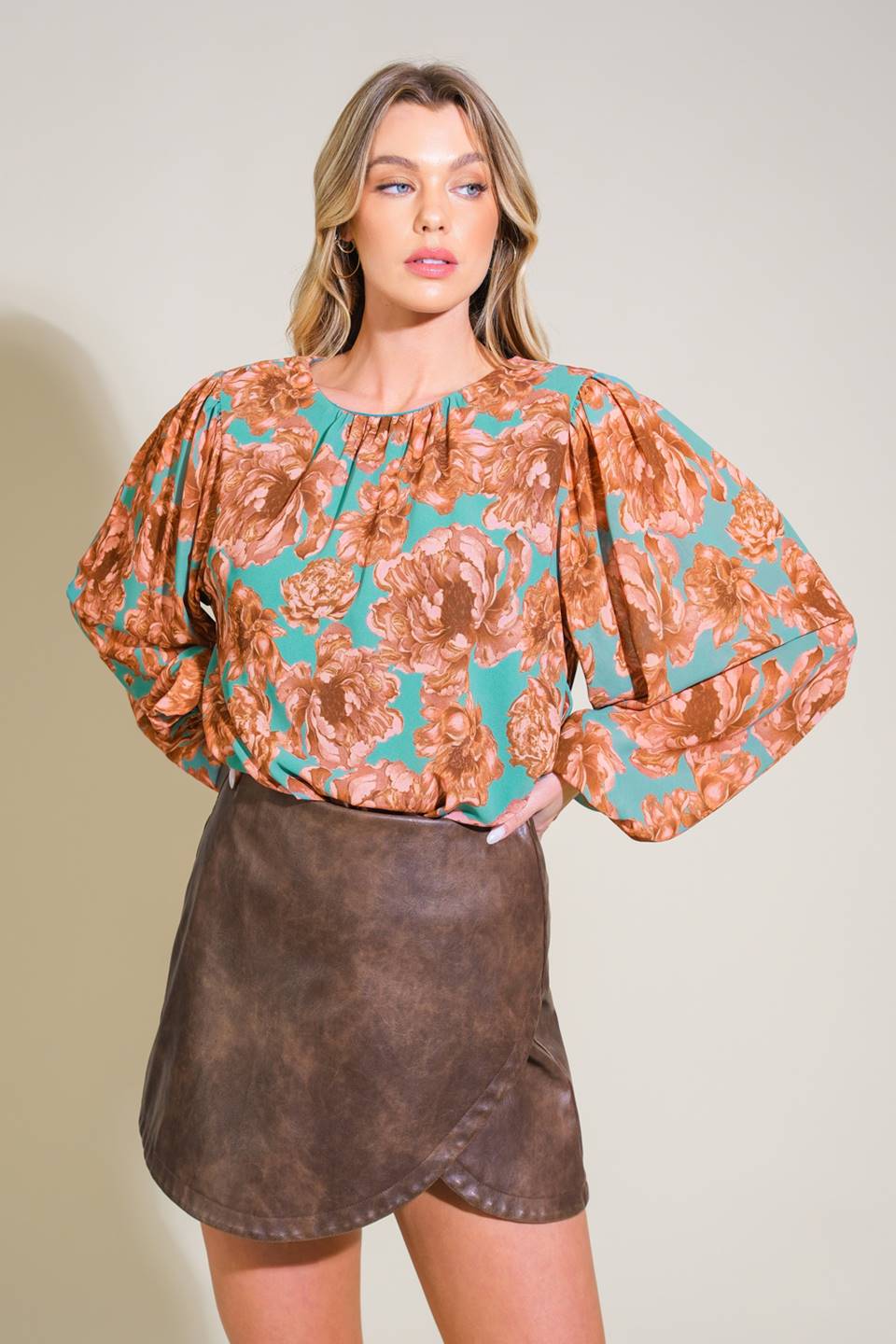 Delicate Hue Woven Top