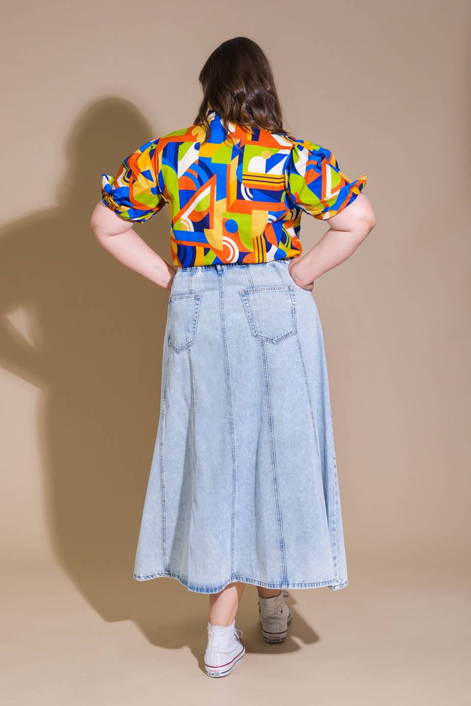Heart on Display Woven Top