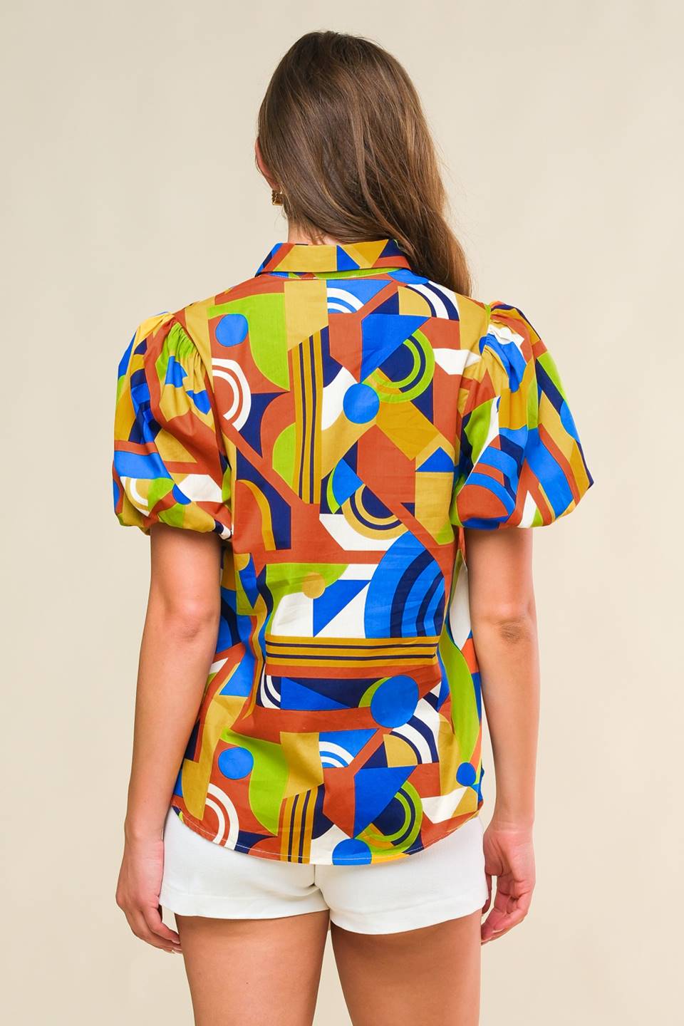 Heart on Display Woven Top