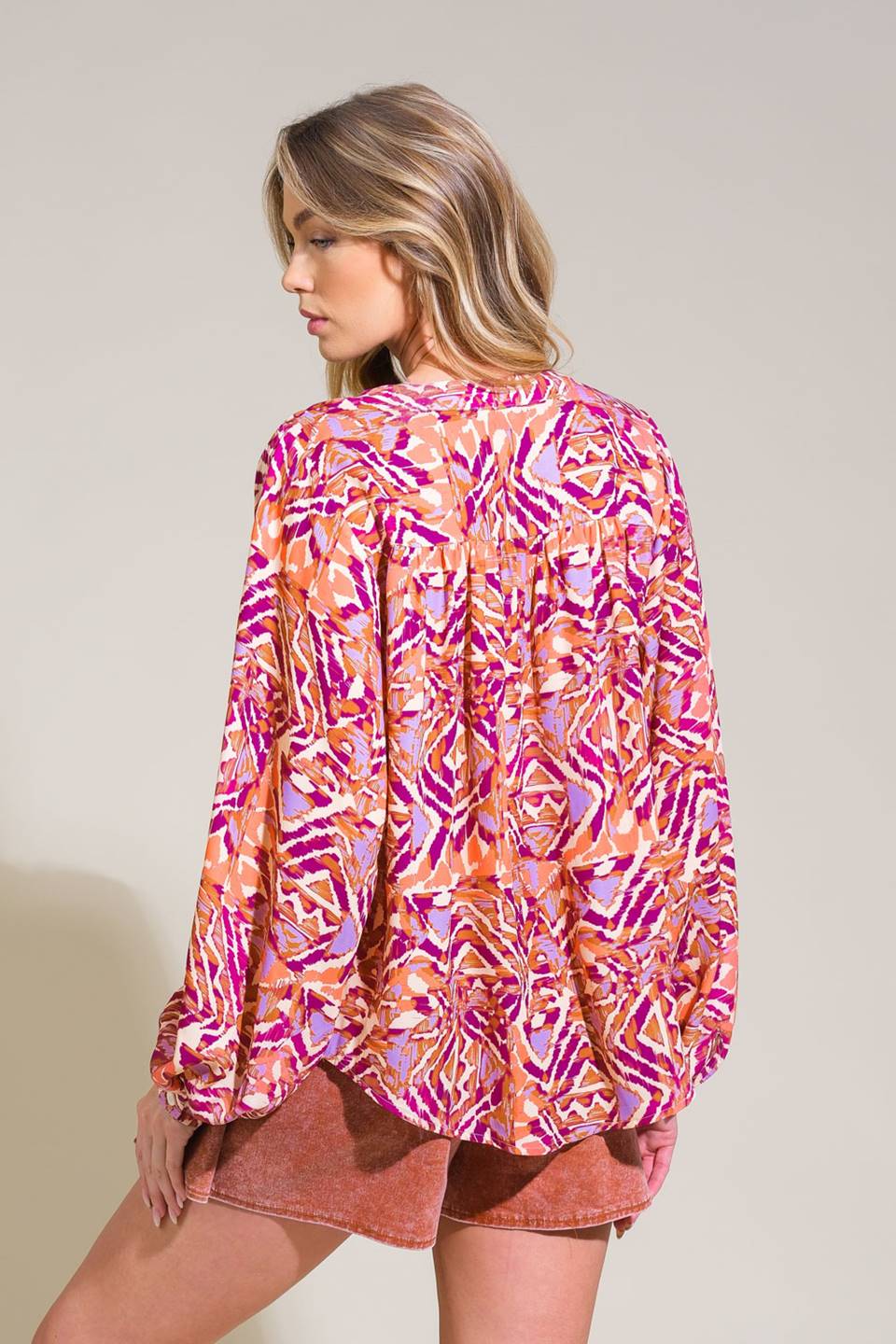 Urban Elegance Woven Top
