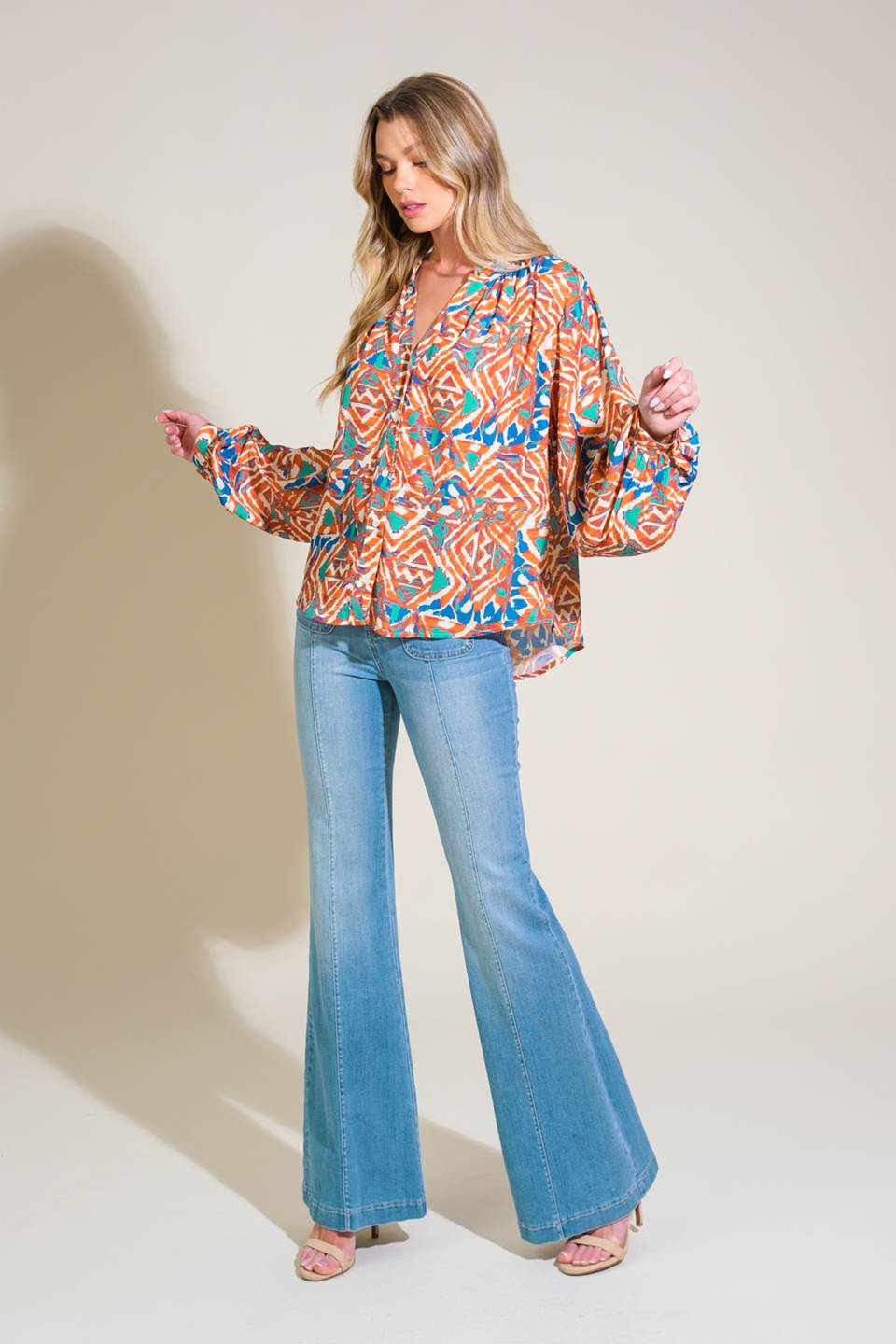 Urban Elegance Woven Top