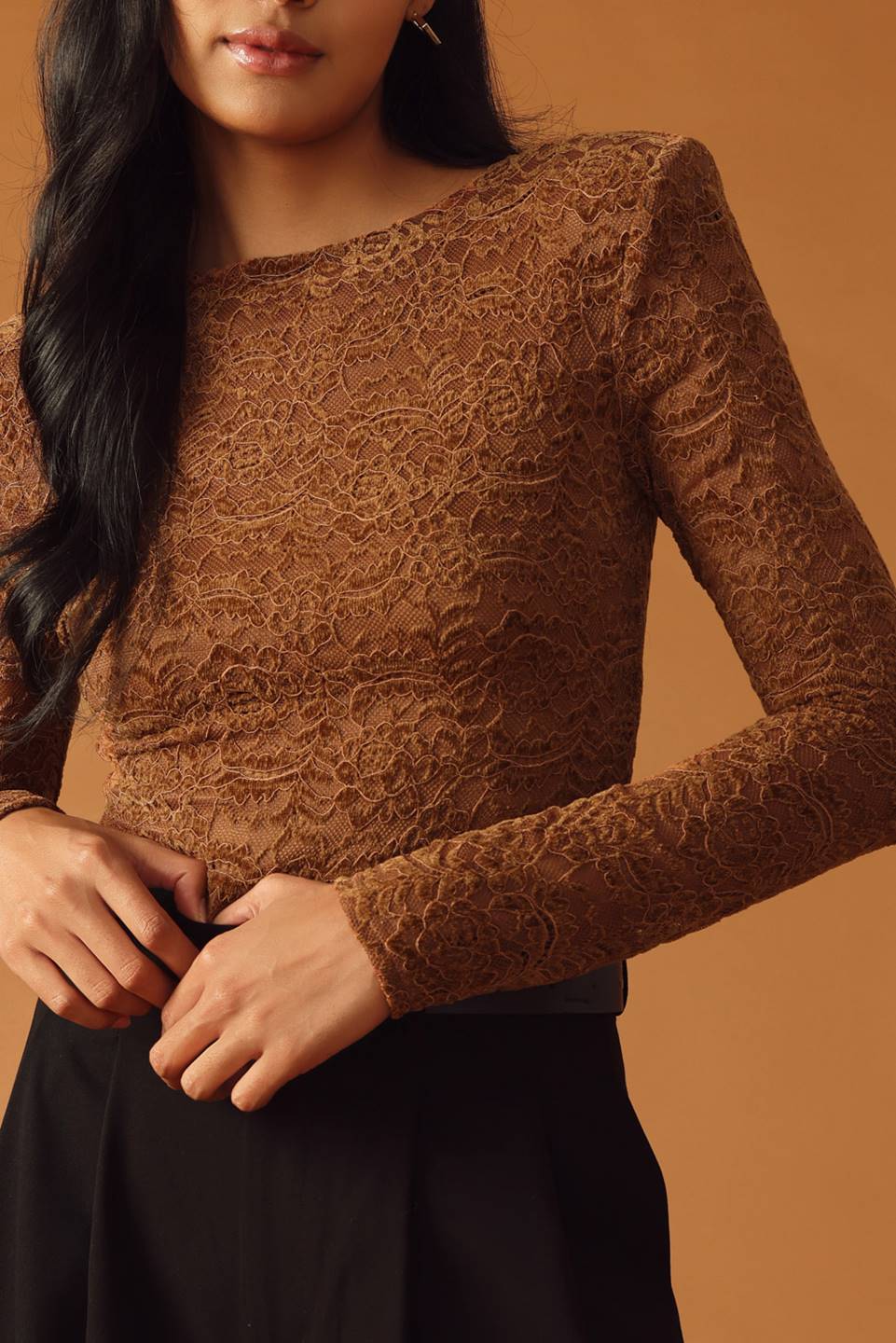Never Enough Woven Lace Bodysuit