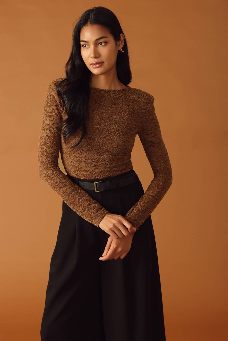 Never Enough Woven Lace Bodysuit