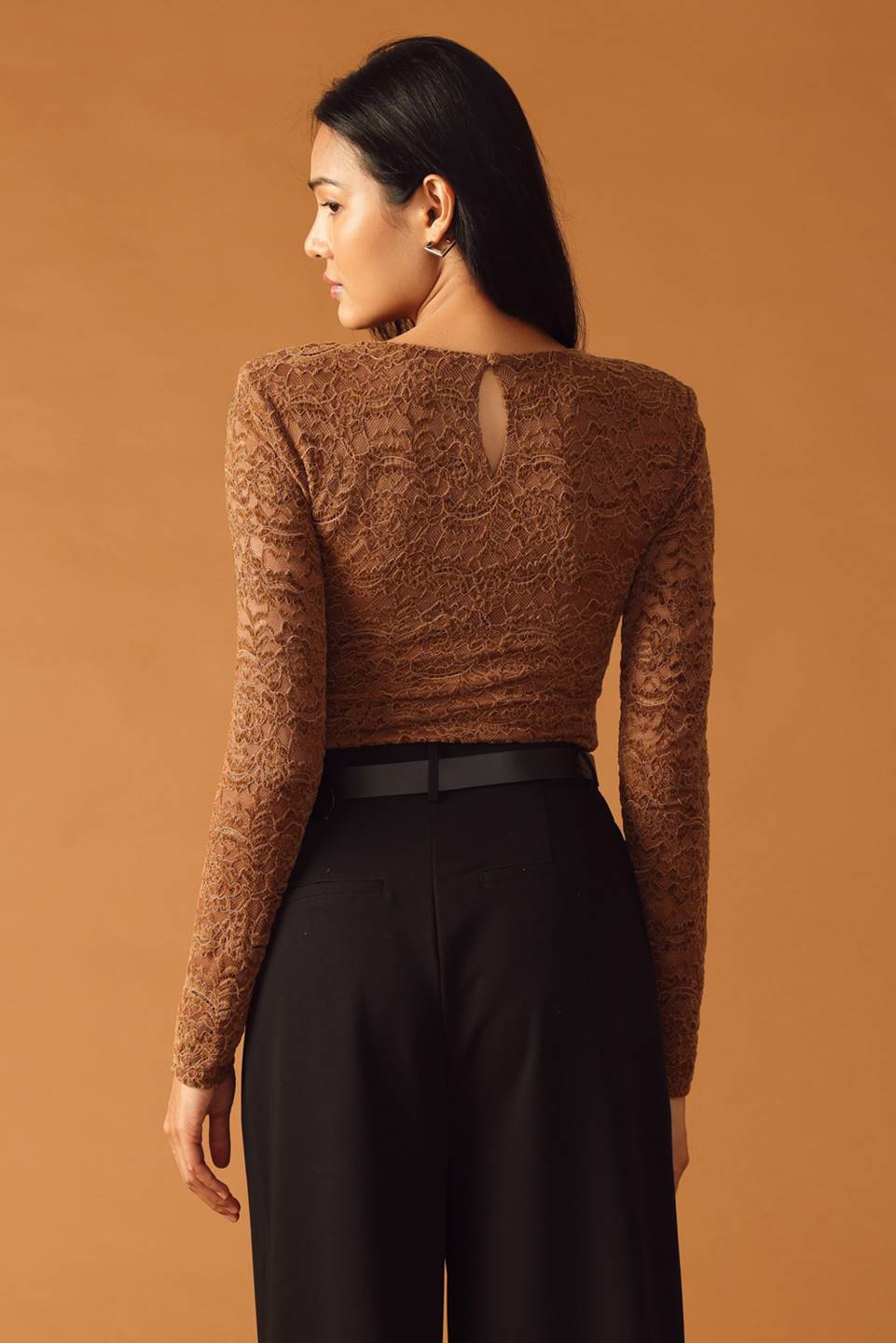 Never Enough Woven Lace Bodysuit