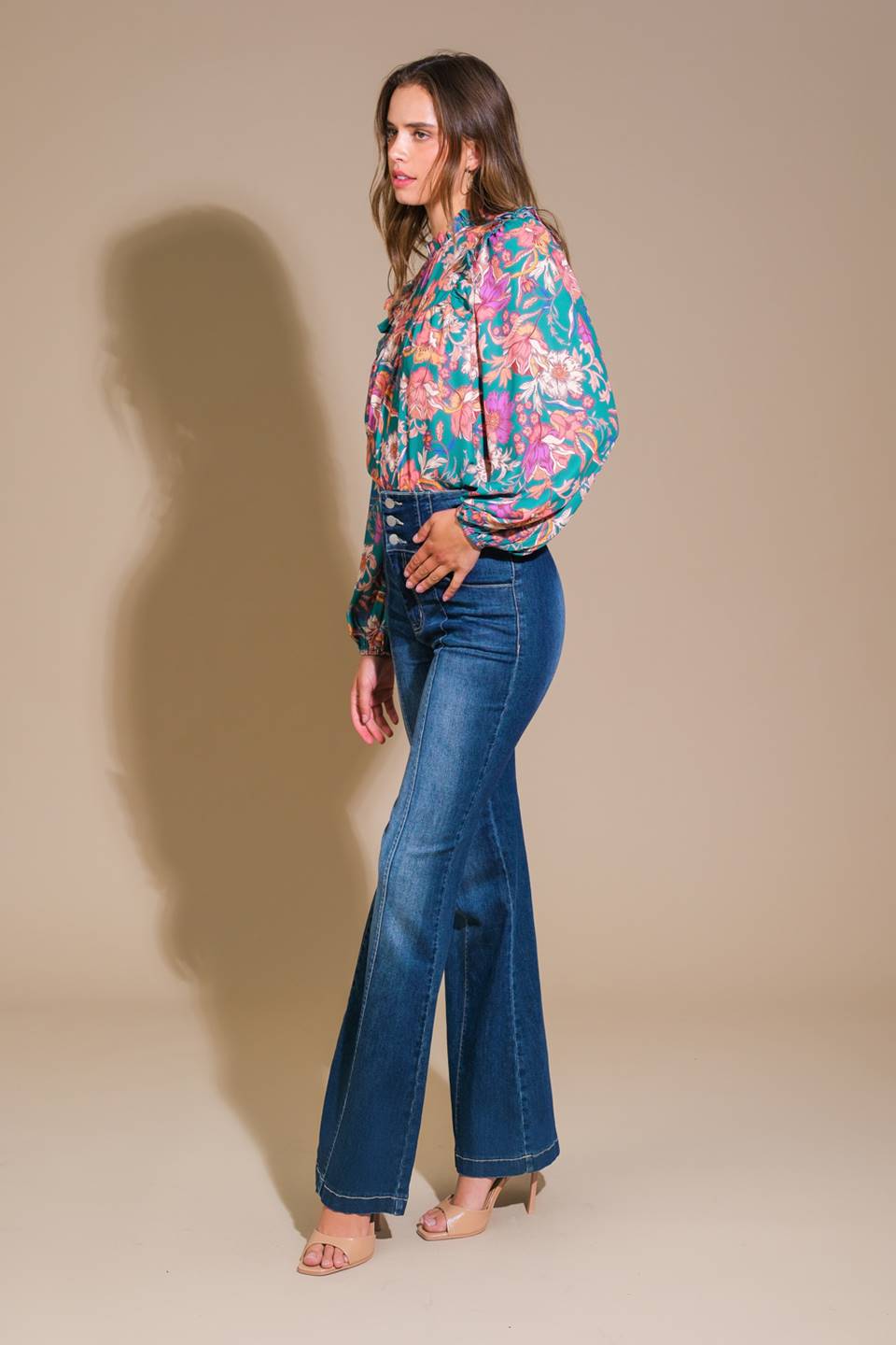 Unforgettable Composure Woven Top