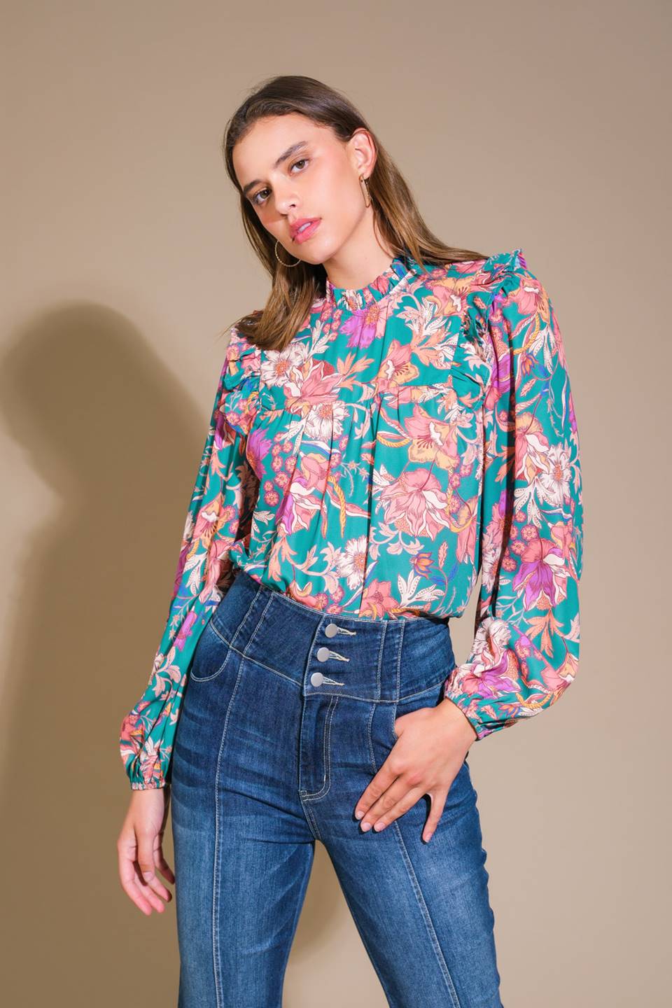 Unforgettable Composure Woven Top