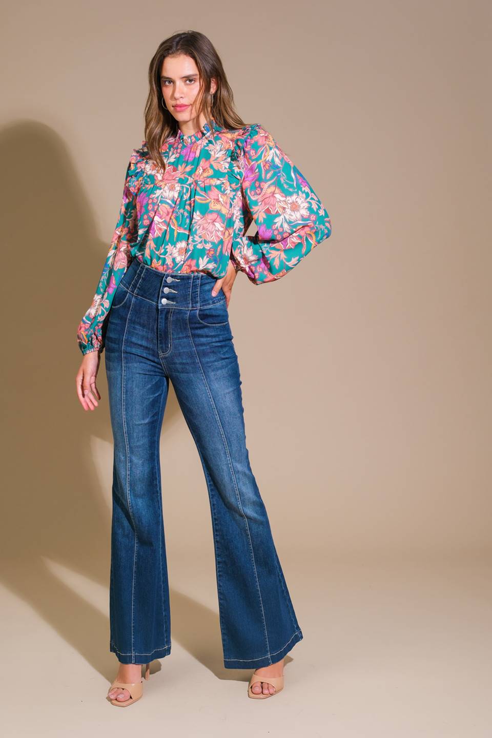 Unforgettable Composure Woven Top