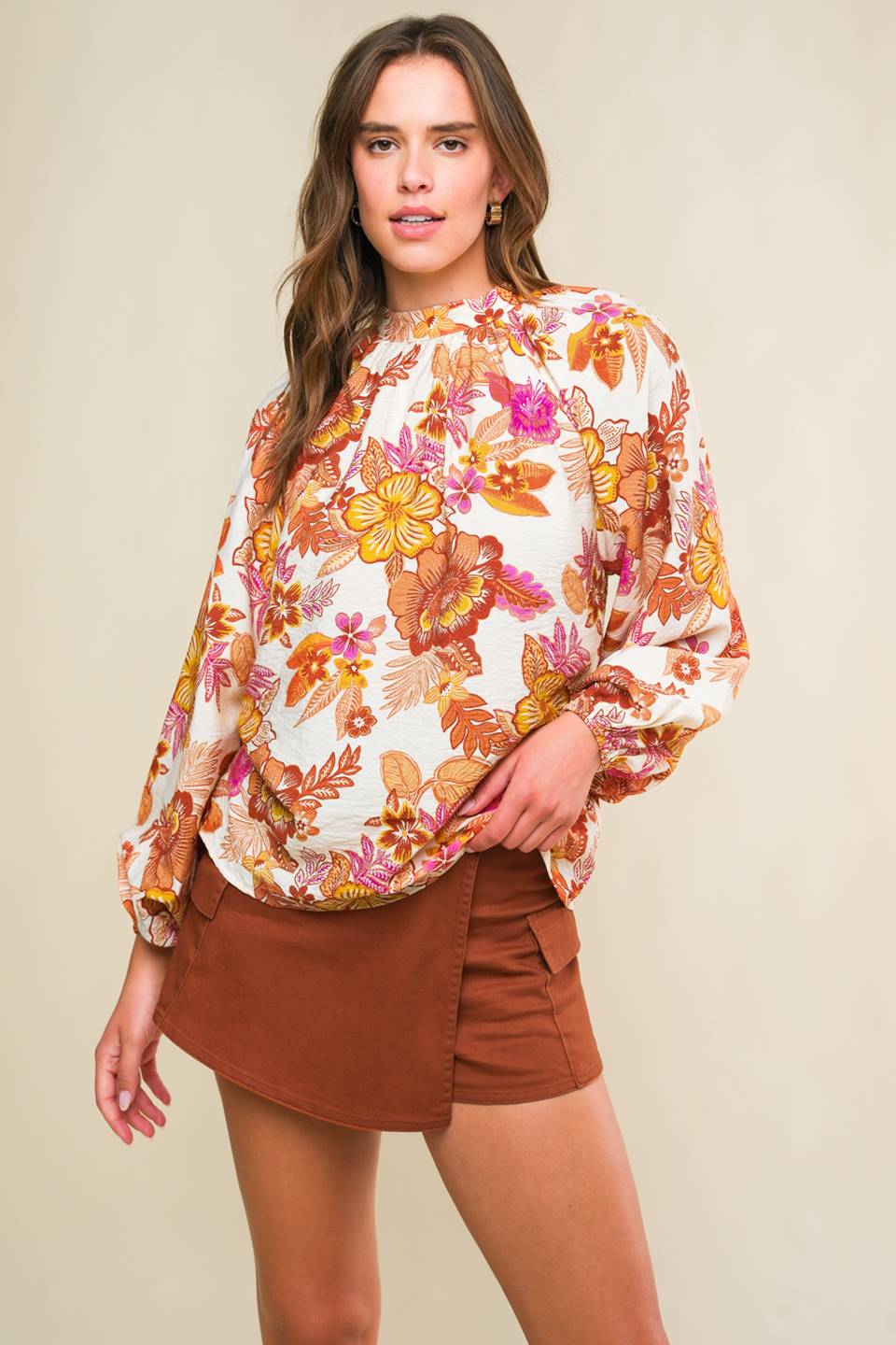 Romantically Entangled Woven Top
