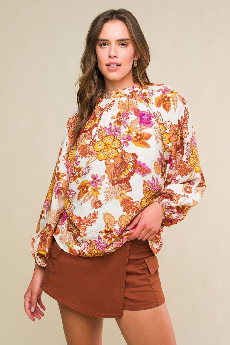 Romantically Entangled Woven Top