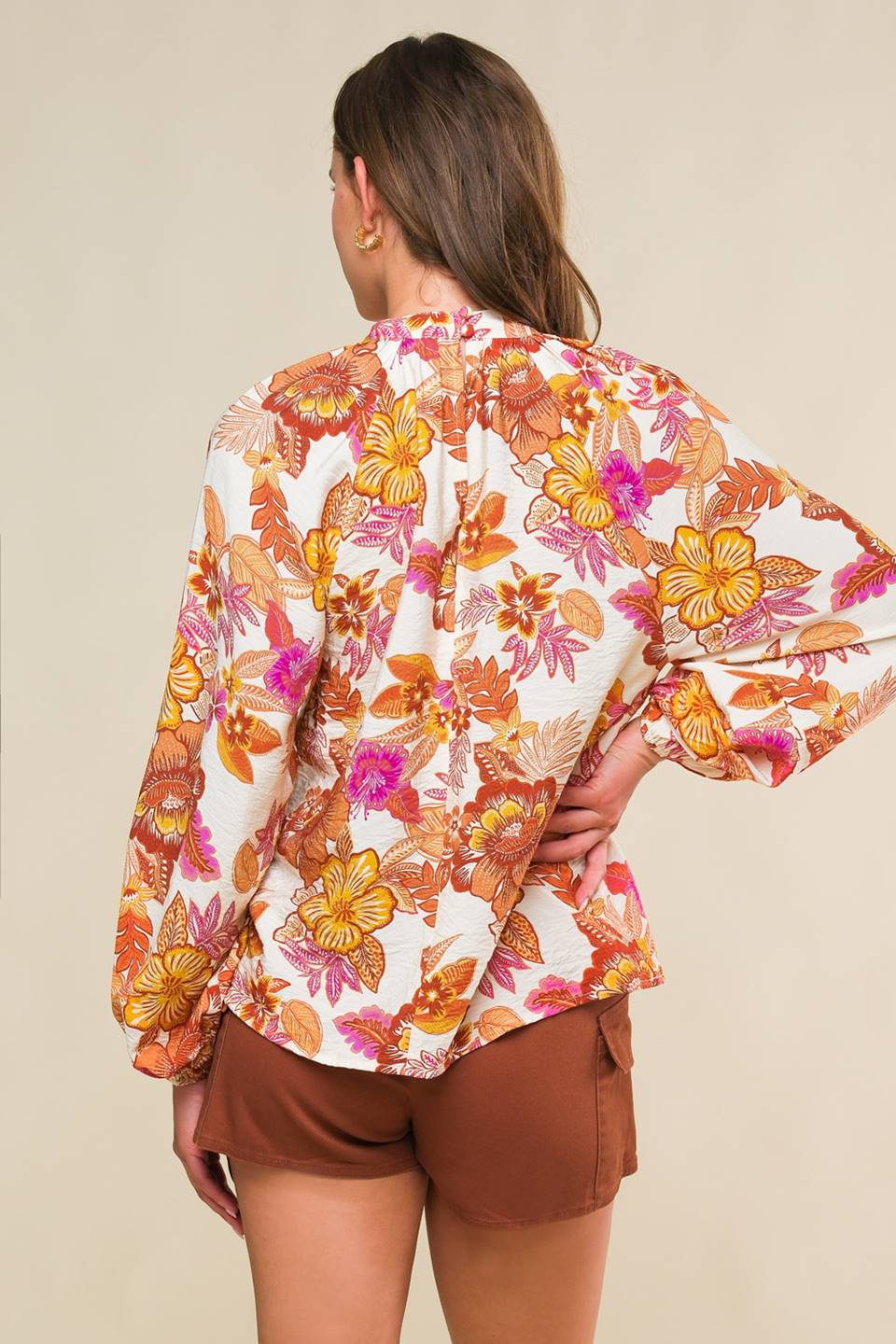 Romantically Entangled Woven Top