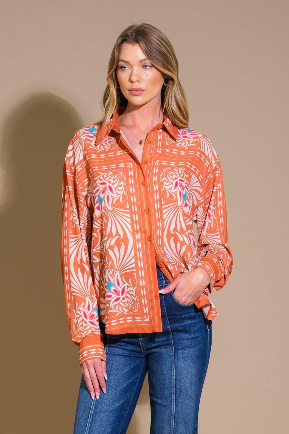 You Never Can Tell Woven Top