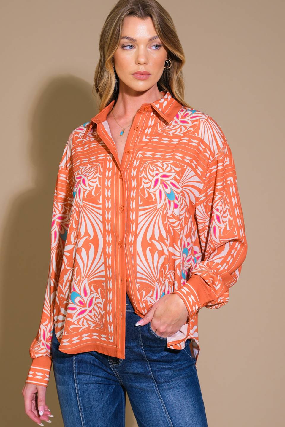 You Never Can Tell Woven Top