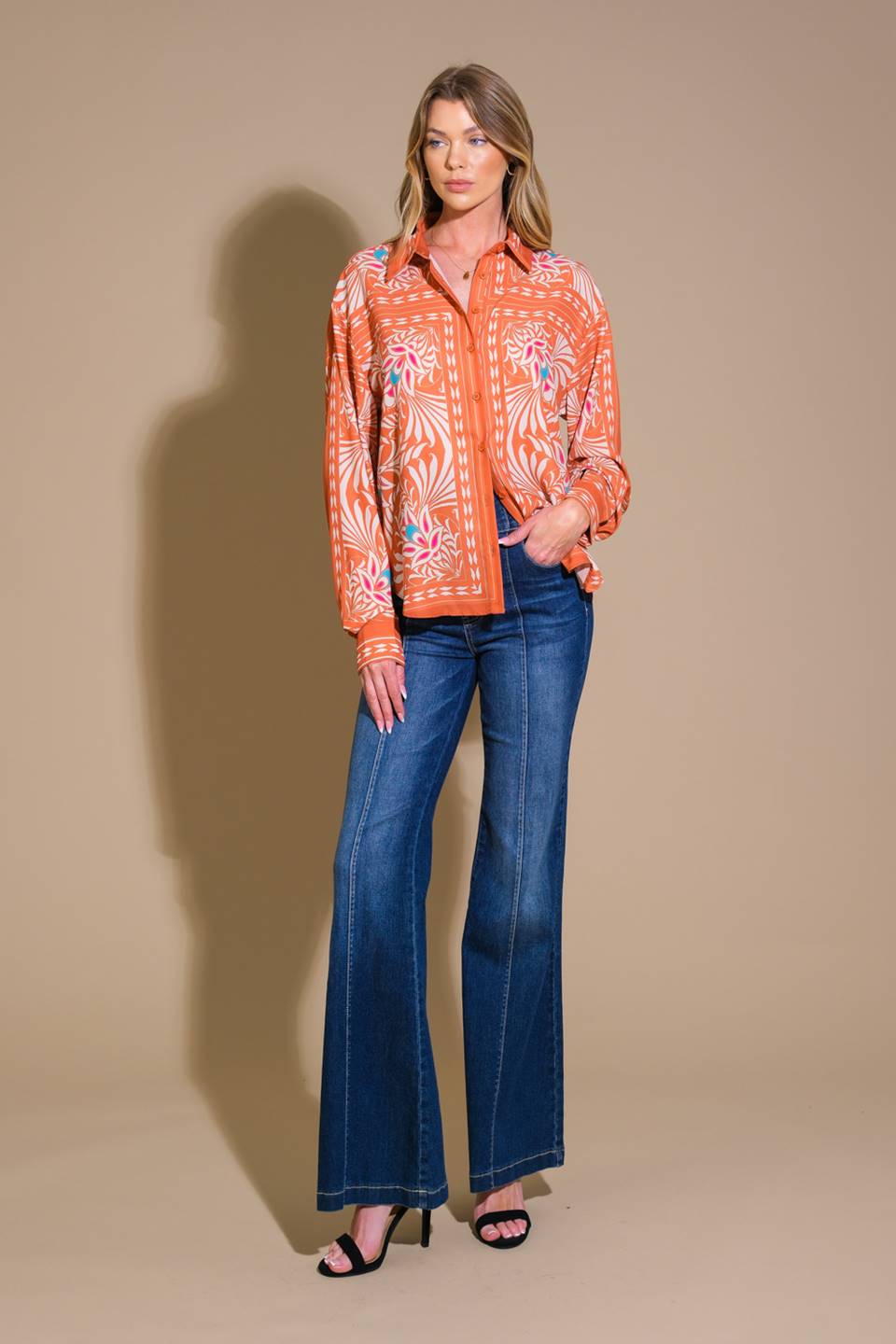 You Never Can Tell Woven Top