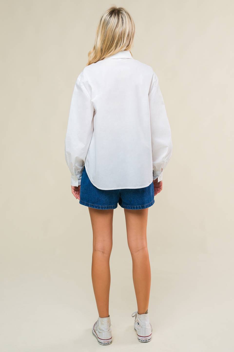 Refined Breeze Button-up Top