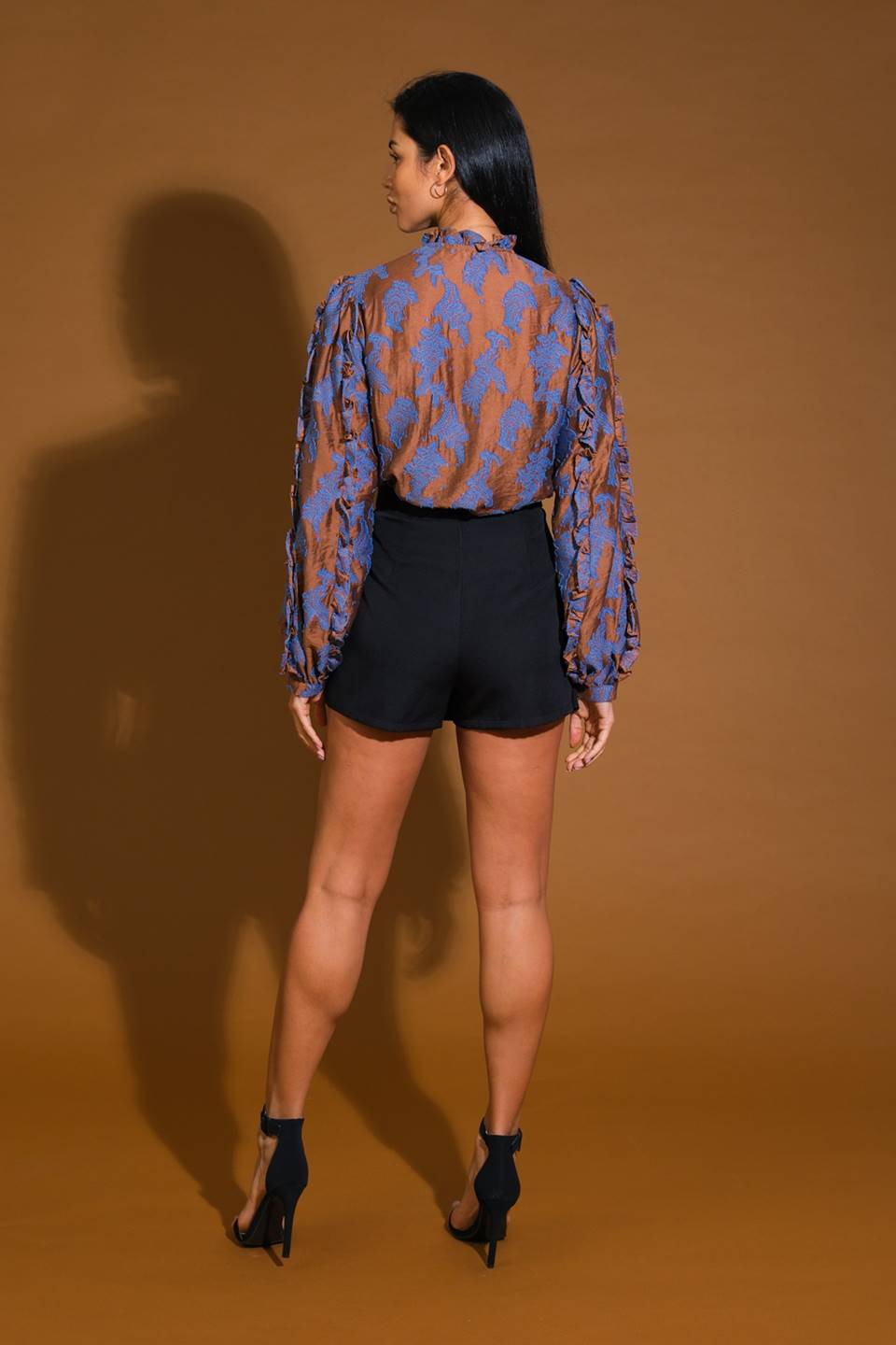 True to Me Jacquard Woven Top