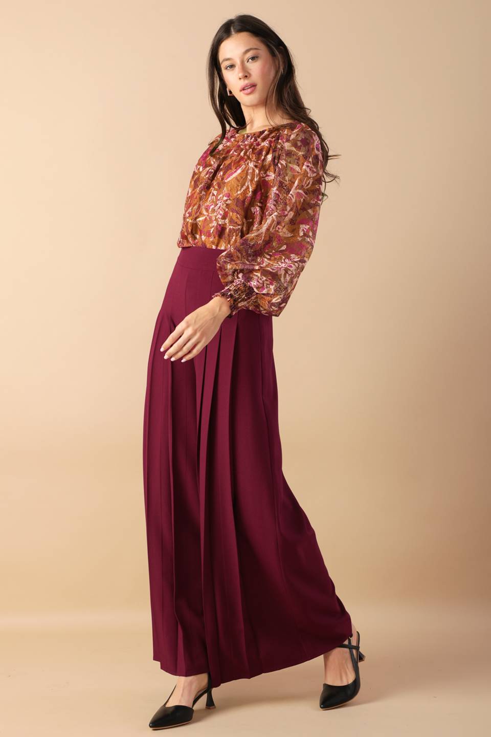 Sunset Stroll Woven Top