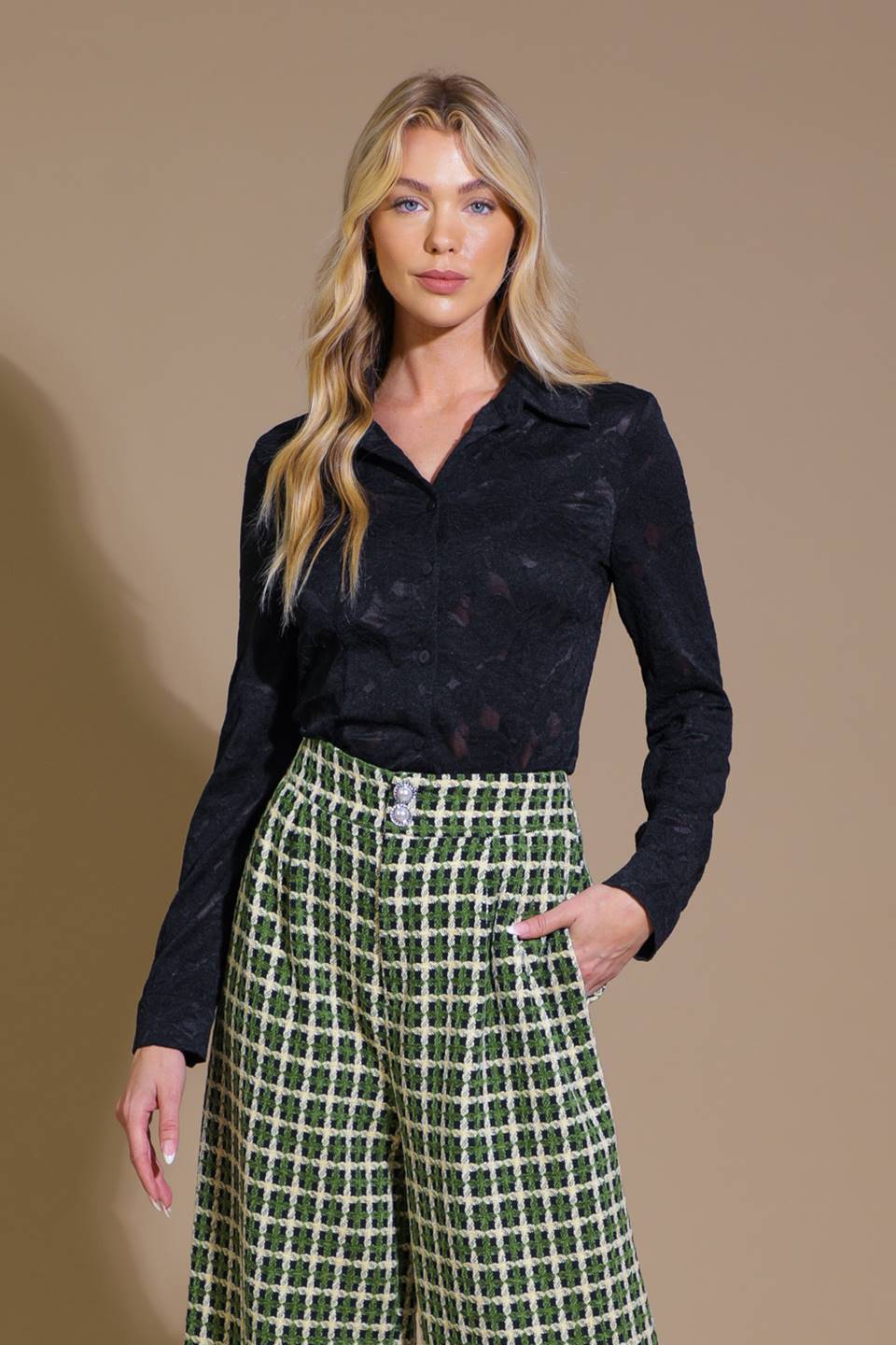 Lovely Perspective Lace Top