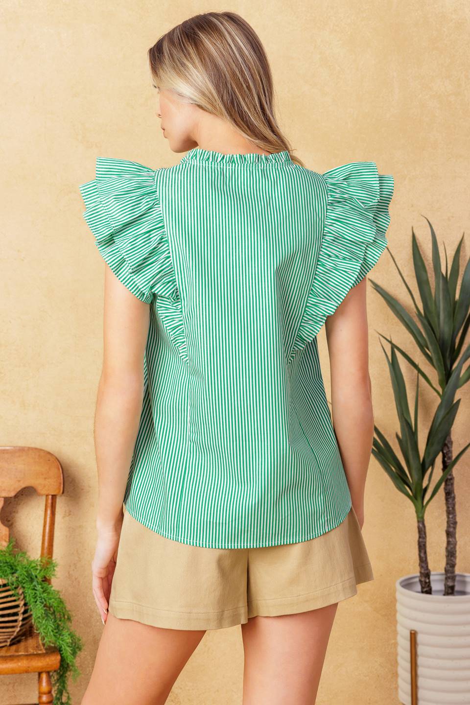 Riviera Retreat Woven Top